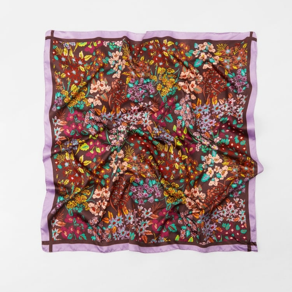 Zara Satin Effect Scarf